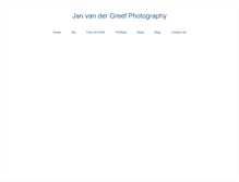 Tablet Screenshot of janvandergreef.com
